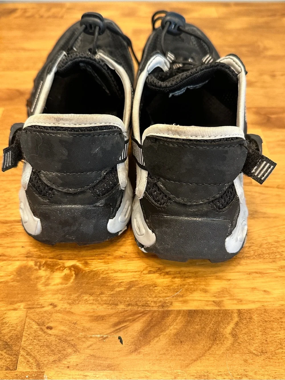 Bass Pro Shops Black Mesh Men’s Water Shoes with Gray Accents